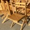 Lot de 43 chaises bois naturel 'appuis sur table'