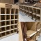 Assortiment 9 meubles bois espace caviste vins et bières (capacité plus de 2000 bouteilles)