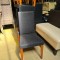Lot 23 chaises rembourrées tissus noir façon salle à manger