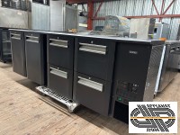 Desserte arrière bar avec option blocs tiroirs