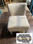 Lot de 4 fauteuils cosy en tissu avec dossier arrondi - Style moderne