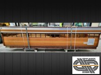 Comptoir bar années 80 long. 5m00 + modules tirage à boissons & retour d'angle