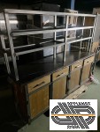 Vaisselier ± 2m40 RETROBREW | placards + tiroirs + étagères | Idéal agencement tout commerce