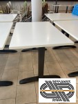 x15 tables rectangulaires 1m20 x 0m80 à dégagement latéral , mobilier de collectivité