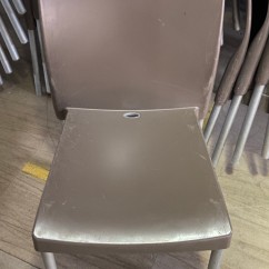 Lot 40 chaises d'extérieur marron chocolat - PEDRALI - ICE 800 