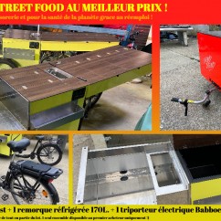 Offre promo unique | Pack  street food | vélos et triporteur électrique