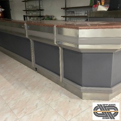 Comptoir Bar IFI ligne Roma avec piste granit (rénovation incluse)