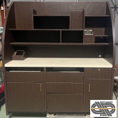 Vaisselier de restaurant à rangements multiples (1m80 x 0m62 x h2m02)