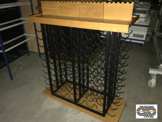 Etagere presentoir pour bouteille de vin caviste gms occasion pro