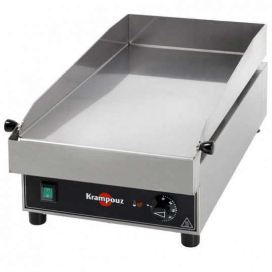 Plancha gril pour snack food truck cuisine de restaurant étroite - gamme electrique profondeur Krampouz modèle GECIK2AO