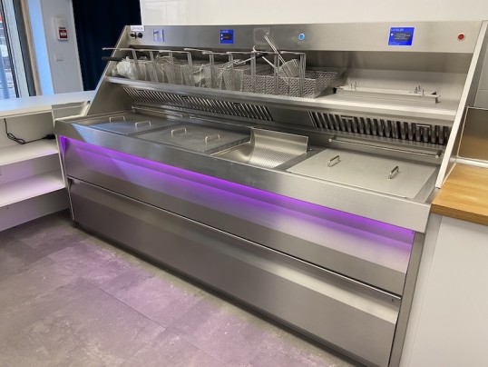 Friteuse de friterie marque : DE KUIPER ( Pays-bas) , modèle : ORANDA  3x OR540 occasion 