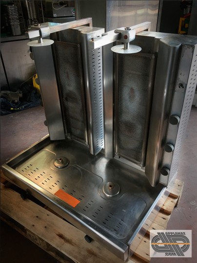 Machine a kebab double broche