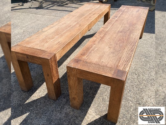 Bancs-bois-massif-occasion