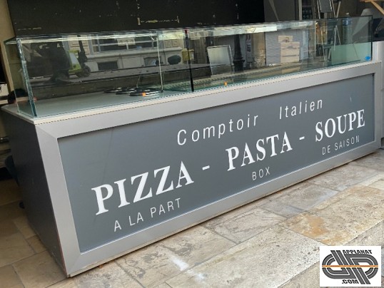 Comptoir fast food italien pizza pasta boxes et soupes occasion