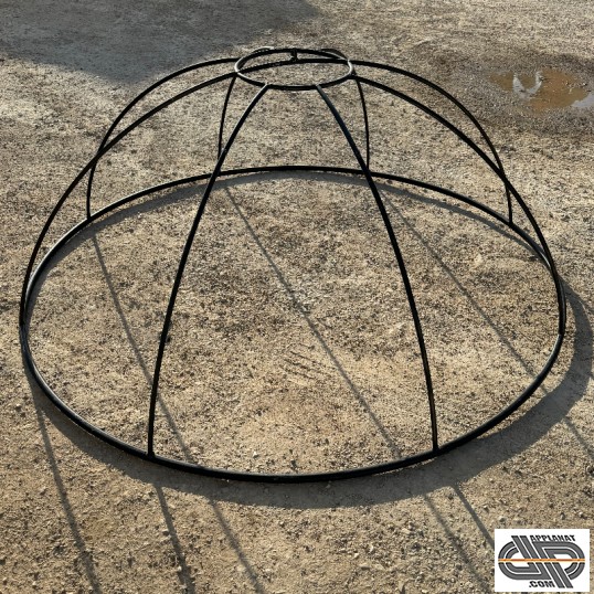 Carcasse d'abat jour en dome grande dimension d'occasion 