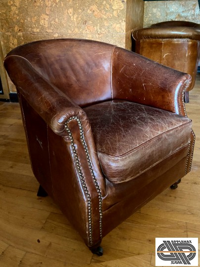 Liquidation fauteuils à roulette vintage style club