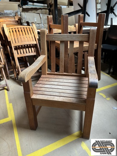 fauteuils teck Tectona Glenwood d'occasion de face