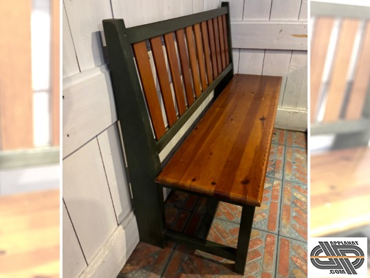 Banc rustique en bois