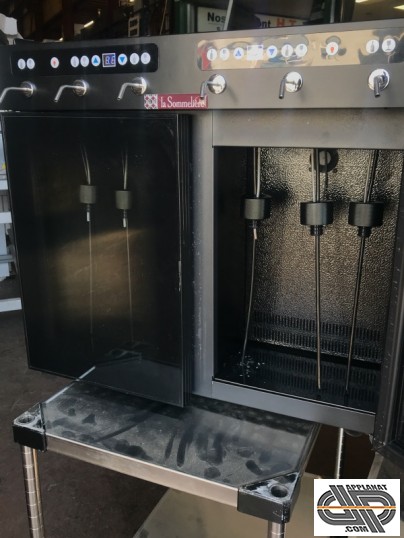 Distributeur de vin au verre 2x3 bouteilles d'occasion