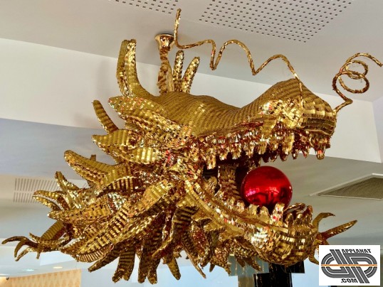 Lustre dragon asiatique