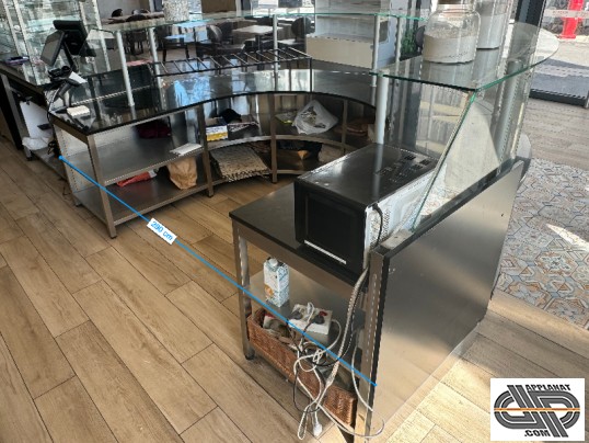 Vitrine de boulangerie d'occasion sans rénovation