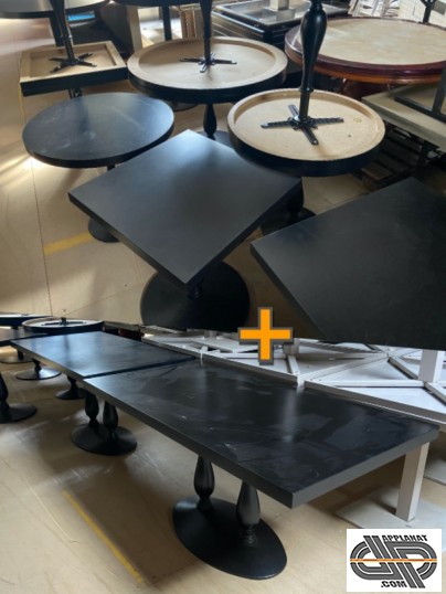 Photo d'annonce de lot de tables de restaurant d'occasion