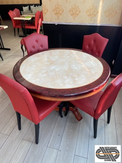 Table ronde d'occasion de restaurant 130 cl-m