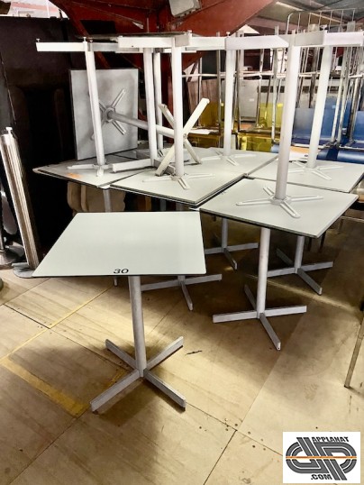 Lot de mobilier restaurant d'occasion  guéridons