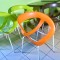Chaises fauteuils coque plastique Moema Gaber | Lot 19 pièces de 3 couleurs